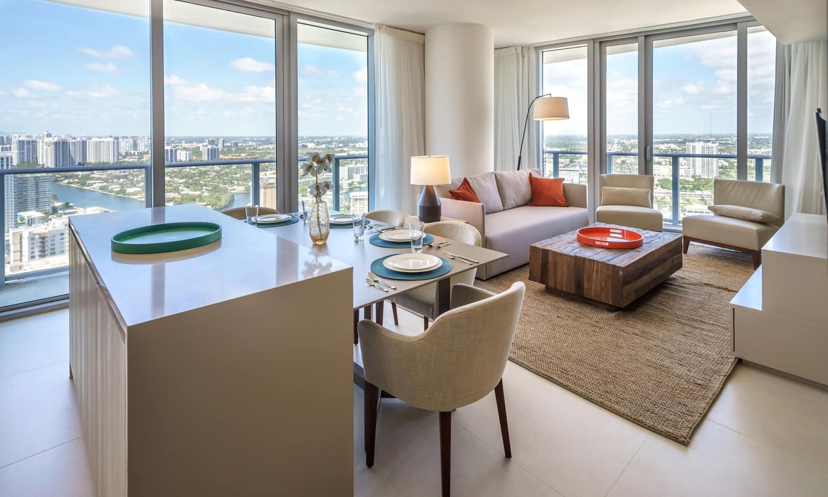 Hollywood South Central Beach Apartment | Incredible and Spacious Two Bedroom Beach Front Resort!