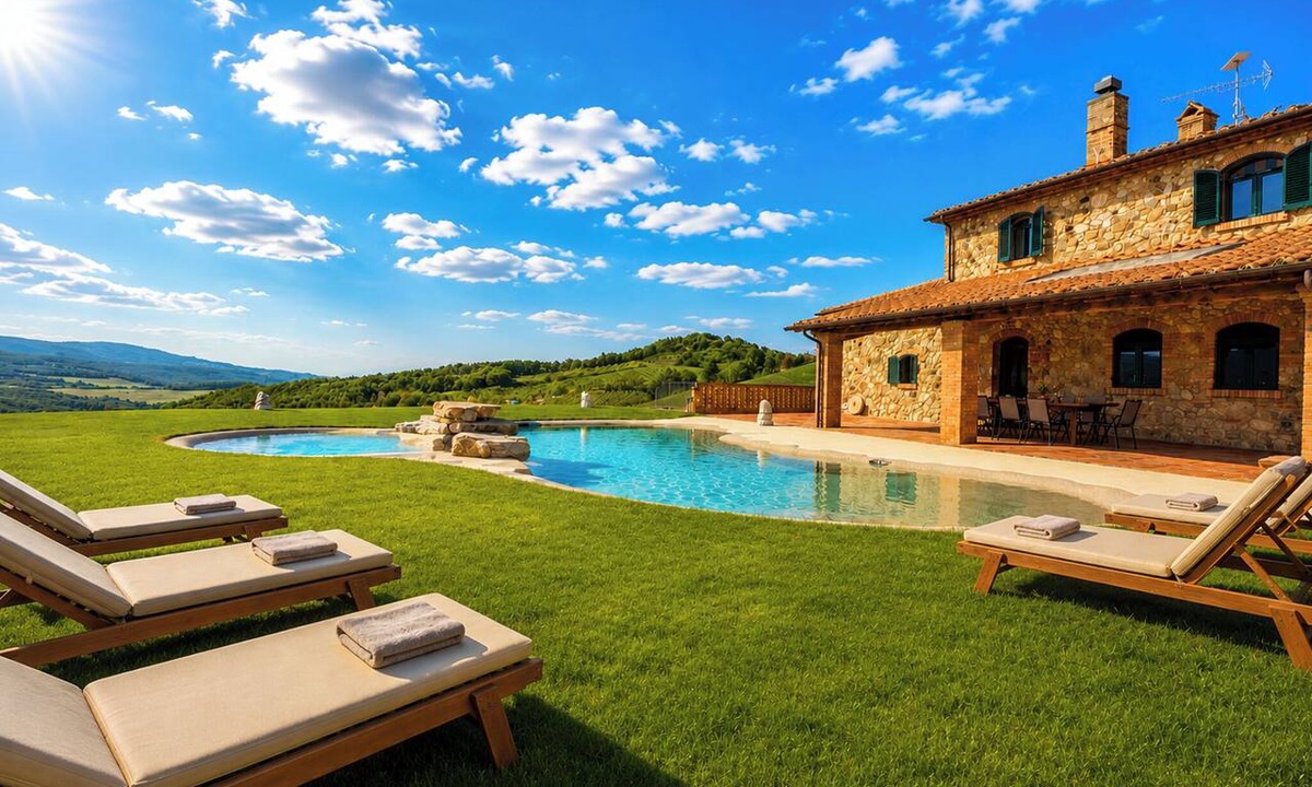 Riparbella Villa | La Casina: Tuscan Villa with Pool, Spa & Views