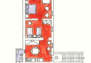 Holiday apartment Castellina Marittima for 1 - 4 persons with 2 bedrooms - Holiday apartment