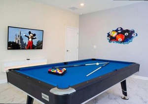 Marvelous 7Bd/5Ba Family Friendly w/GameRoom & Pool Close to Disney 1201