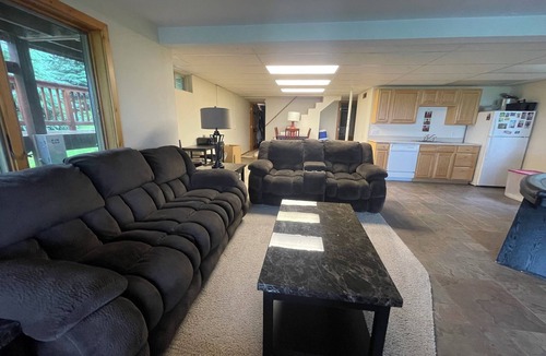 Alden House | Giggles on Torch Lake - cozy lakefront cabin w/BRAND NEW furniture and hot tub