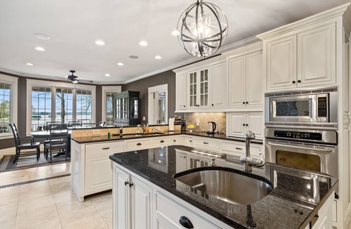 Eatonton House | Lakefront with Pool, Hot tub, Pontoon Boat & Movie Theatre