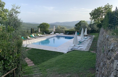 Pergine Valdarno House | loggetta, lovely house with private garden & pool