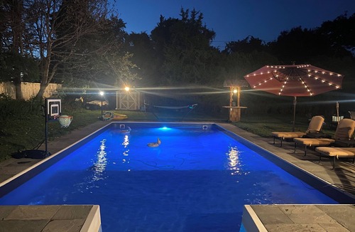Tuckahoe House | Luxury Hamptons Escape: 20x40 Heated Pool, Private Home Theater & Outdoor Oasis