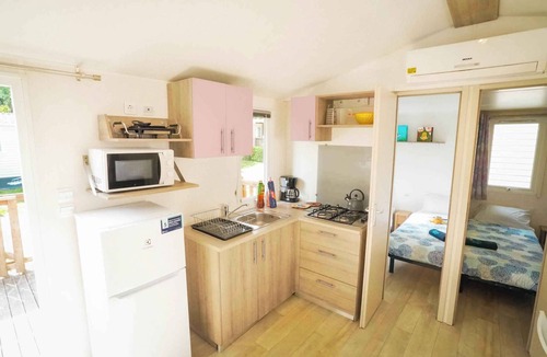 Marina di Bibbona House | Mobilehome with air conditioning, terrace and pool