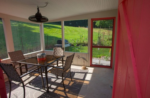 Columbia Cottage | Modern country cottage that is dog friendly with a fenced-in yard.