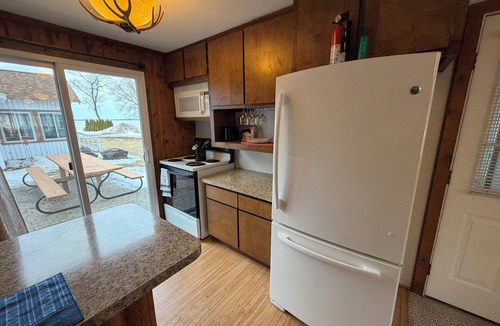 Prudenville Cabin | North View Cabins #1 - Comfortable 2Bed/1Ba Cabin with Private Deck on the Lake!