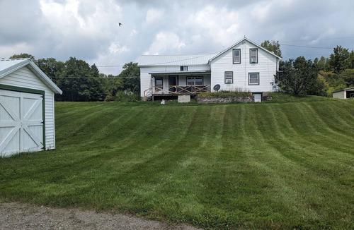 Osceola RV Rental | Private tent camping SITE#1 along the Salmon River on 165-acre Farm