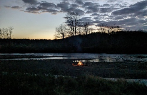 Osceola RV Rental | Private tent camping SITE#1 along the Salmon River on 165-acre Farm