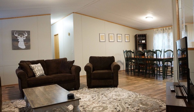 Altmar Rental on Salmon River and C5A Snowmobile Trails, huge private yard space
