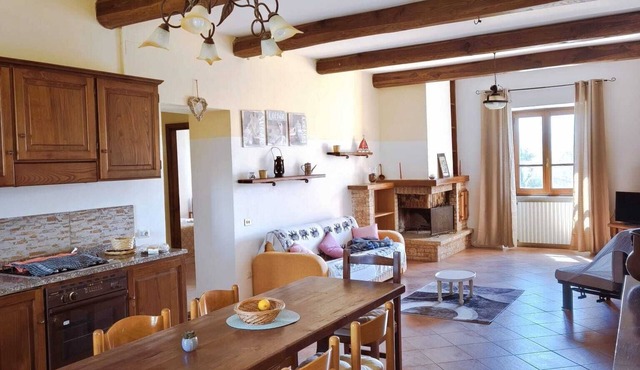 Caserinzio farmhouse - Girasole panoramic view with pool
