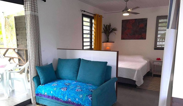 Fare iti Moorea Sands, cosy bungalow between sea and mountain on Moorea