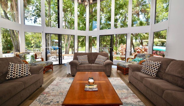 Homosassa River Retreat with Pool, Dock, Fire Pit & Water Sports