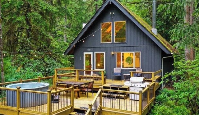 Mt Bakers Couples Cabin Escape-Hot Tub & Romance