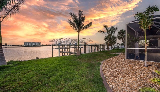 New! Lemon Bay Hot Tub Sunsets Pontoon Rentals!