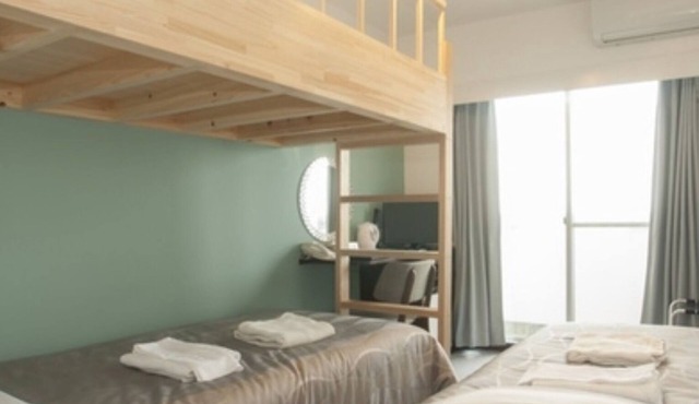 Nonsmoking Westernstyle twin room with loft R/Hatsukaichi Hiroshima