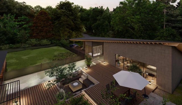 Only one pair per day, equipped with sauna and pool, "Miraculous villa surrounded by forest from 360 degrees".