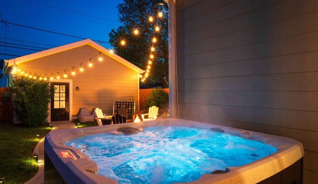 Pregame Palace | Hot Tub HGTV Garage Parking Pets