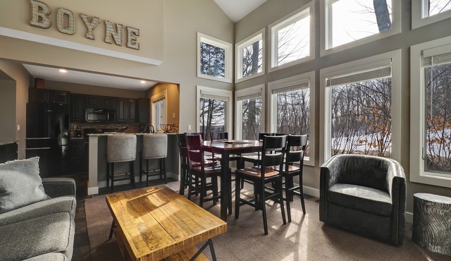 Slopeside 690 Disciples Village Condo | Ski In/Out on Boyneland | Fireplace