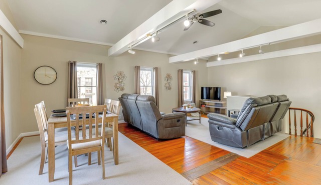 Walk to Dtwn: Seneca Falls Apt w/Fire Pit!