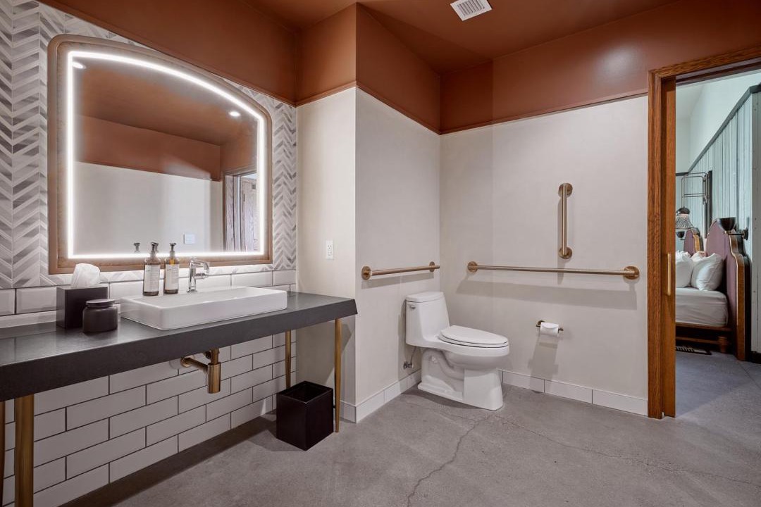 Photo of Bathroom in Downtown Detroit